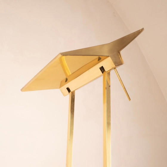 Marco Zotta Lampada da terra modernista italiana in ottone dimmerabile 1970 – Lampade da terra (photo 17 of 20)