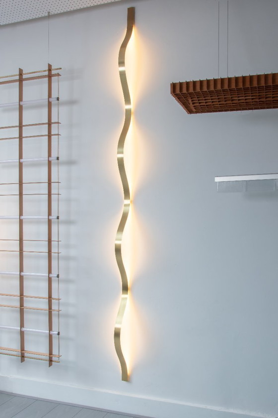 Image 1 of ARRAY Lighting - Sine Light Brass by David Derksen