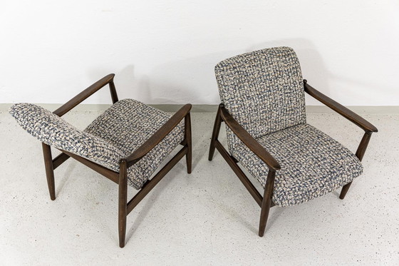 Image 1 of Paire de fauteuils vintage d'Edmund Homa, Pologne, années 1960