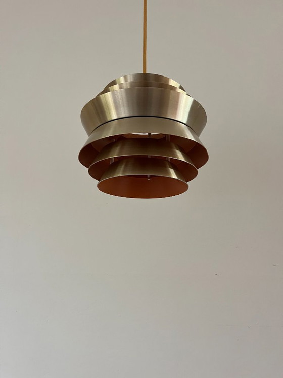 Image 1 of Suspension vintage Trava - Carl Thore - Lampe design suédoise
