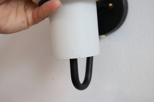 Raak glass torch wall lamp model C-1517 – wandlampen, Metal, Mid Century Modern (photo 2 of 5)