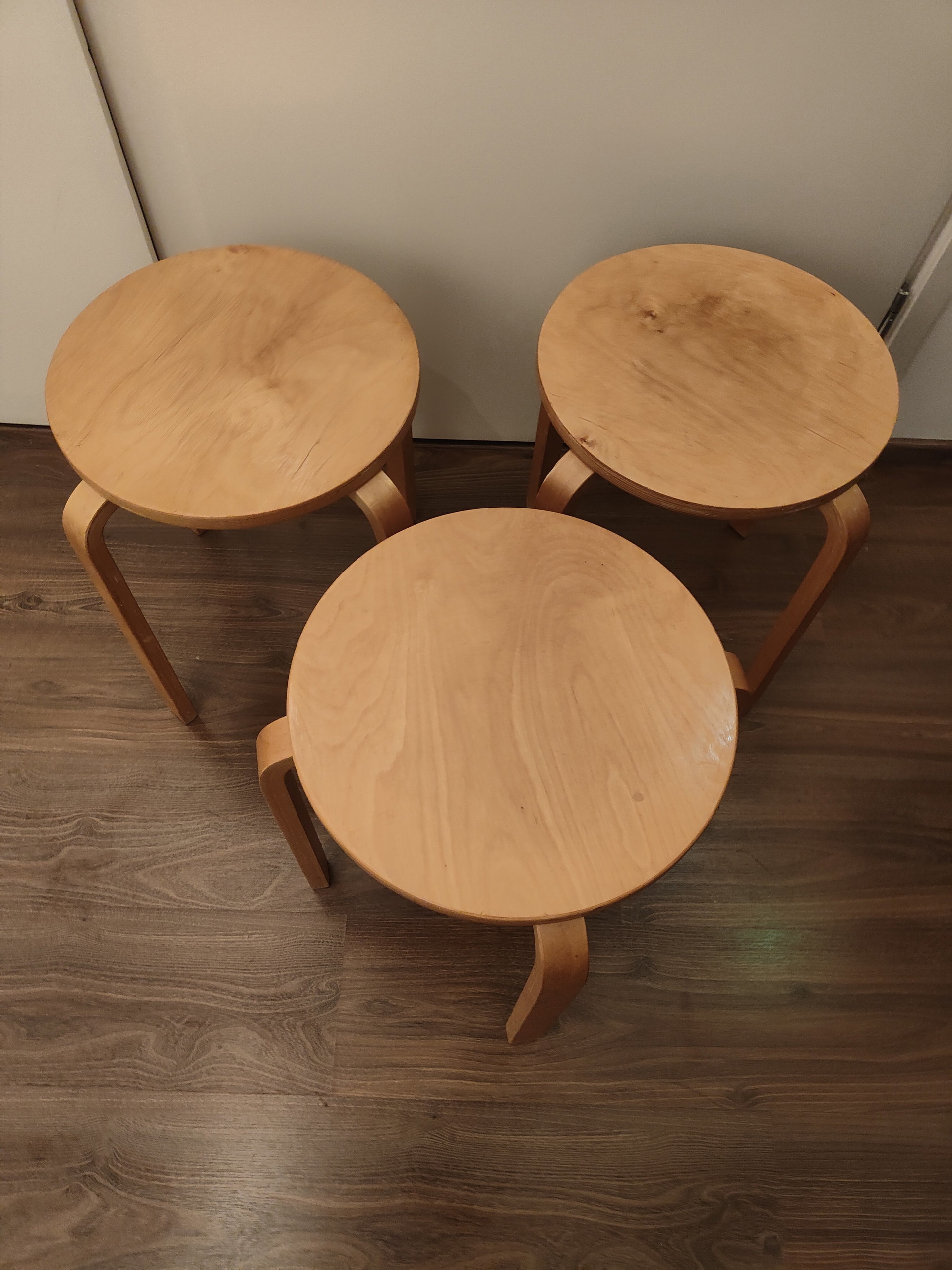 Ikea Frosta vintage stools set of 3 | €120 | Whoppah