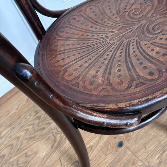Set van 4 mix-match Thonet stijl stoelen – Eetkamerstoelen, Hout (photo 3 of 18)