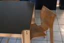 Castelijn and Gijs Bakker dining table and 4 chairs