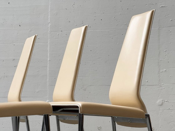 Image 1 of Set di 6 sedie con schienale alto di Arper, Italia, anni 2000