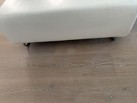 Image 1 of Moroso Lowland Hocker, Pouf, weißes Leder