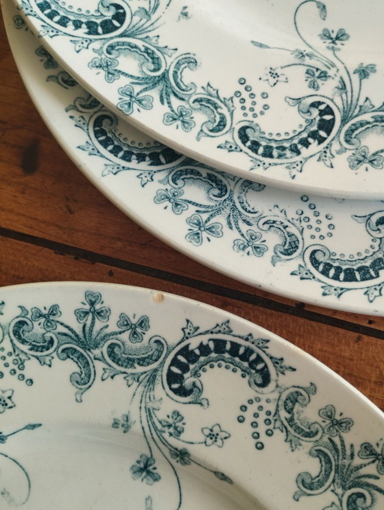 Image 1 of Vajilla de piedra de hierro "bizantina" de Saint-Amand & Hamage