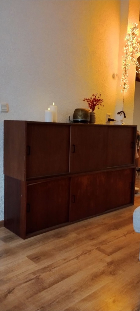 Credenza vintage Simpla lux, Credenze alte, Legno, Marrone (foto 6 di 10)