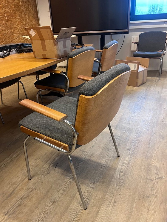 Image 1 of 8x Duna Danish Design Chair 1970s and Table