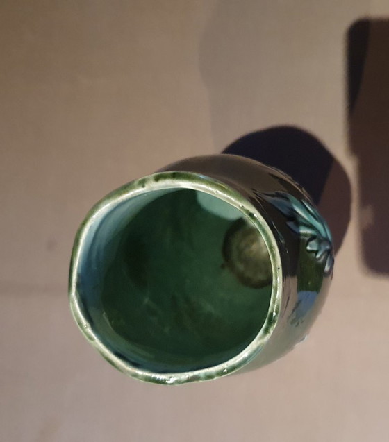 Image 1 of Art Nouveau 3-piece ceramic set Louis Gueule Vierzon - ca 1900