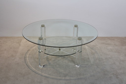 Table basse en Lucite belge