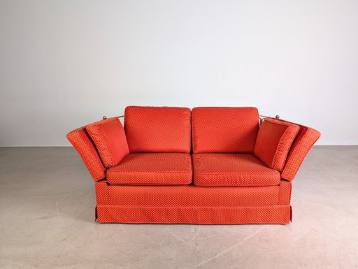 Divano originale Himolla Vintage Divano spagnolo Divano rosso Camino I