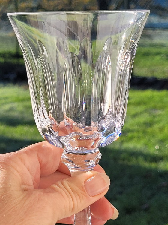 Image 1 of 8 bicchieri di cristallo con stelo di Sèvres