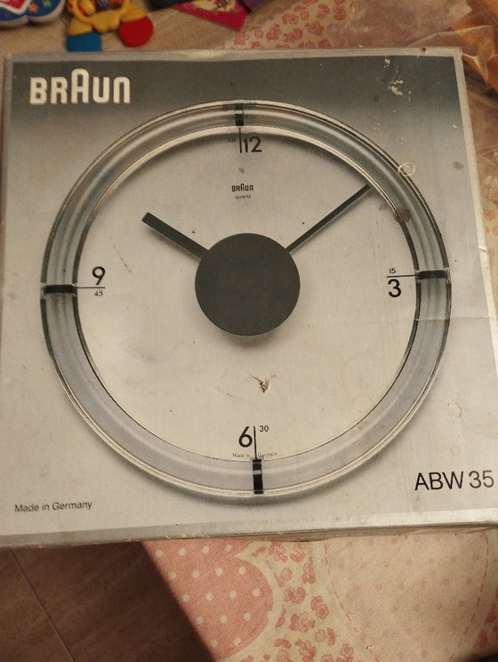 Horloge murale Braun ABW35 – Pendules, Verre, Métal (photo 5 of 5)
