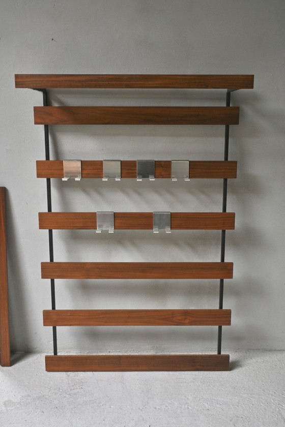 Image 1 of Armadio a muro in teak con specchio separato