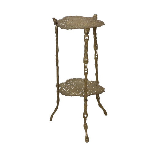 Pflanztisch aus französischem Messing