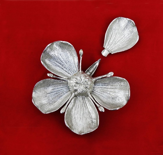 Image 1 of Gucci Style Five Petal Flower Ashtray or Catch-all Mid Century Italy C1960s