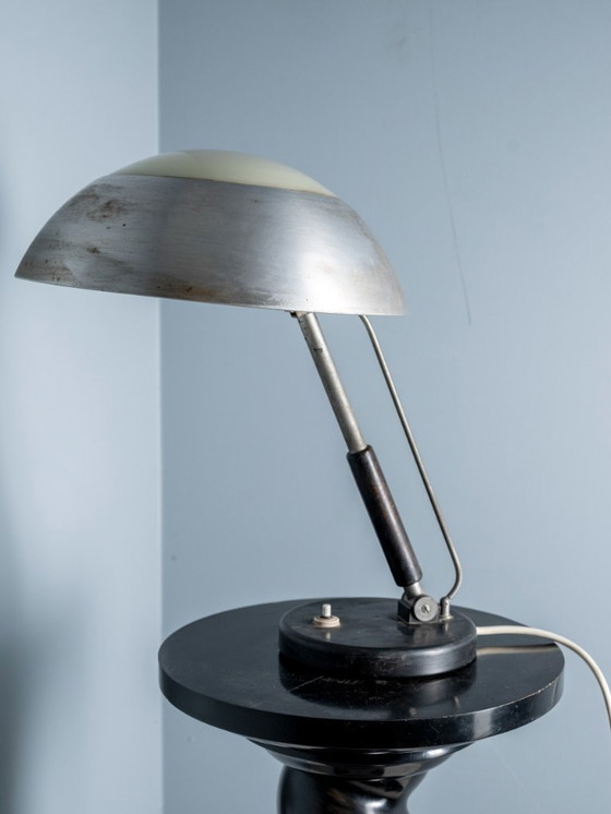 Image 1 of Lampe de Bureau Bauhaus par Karl Trabert pour G. Schanzenbach, 1930s