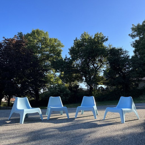 4 Vagö outdoor armchairs, Thomas Sandell, PS IKEA 2000