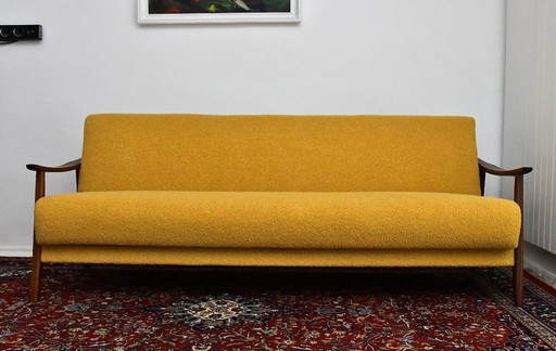 Skandinavisches Klappsofa aus Teakholz, 1960er Jahre