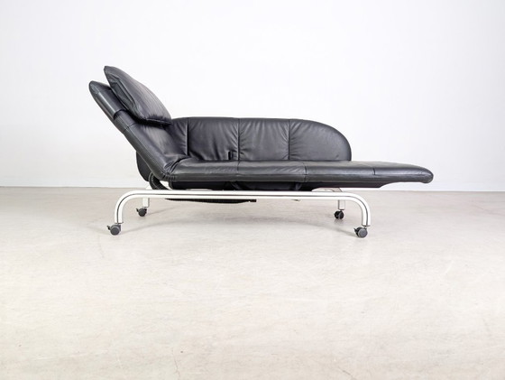 Image 1 of Interprofil Design Beo chaise longue, due posti, pelle, nero, divano, divano