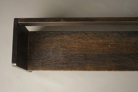 Image 1 of Scaffale per libri in legno di quercia della Scuola Haagse Bauhaus