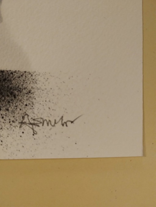 ALESSIO B – Meine Welt – Gerahmte Künstlerlithografie