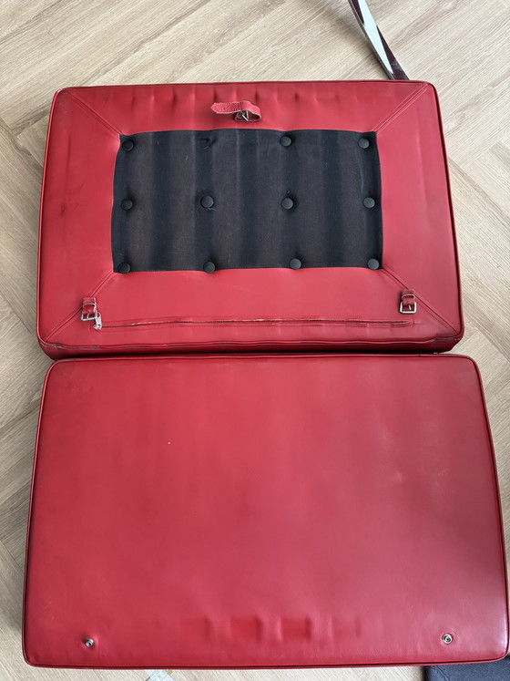 Poltrona Barcelona in pelle rossa – Poltrone, Chrome, Leather (photo 7 of 8)