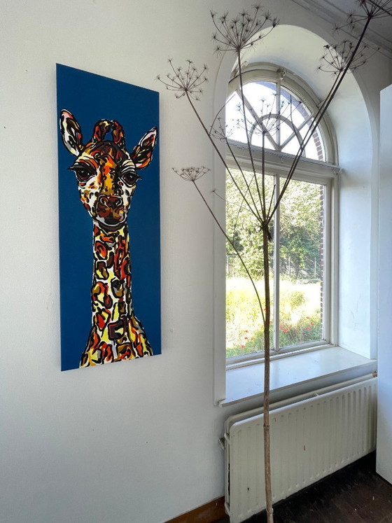 Image 1 of Portret van giraffe