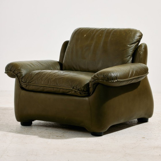 Image 1 of MK10258 Ledersofa-Set, 3-teilig