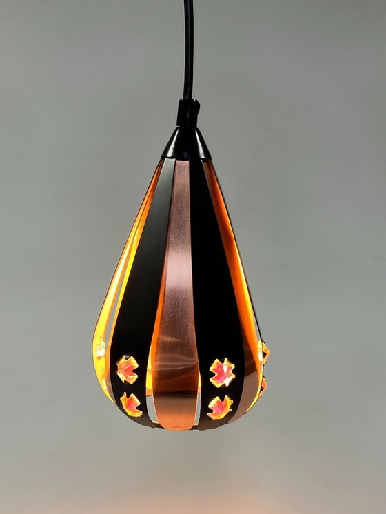 Image 1 of intage Druppel Hanglampje, Werner Schou, 1960's Denemarken