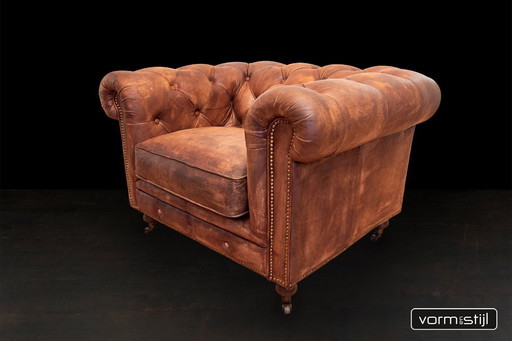 Poltrona Chesterfield originale inglese