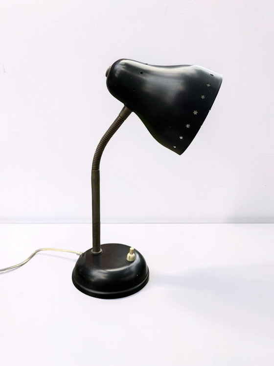 Lampada da scrivania vintage Hala Zeist "Ukkie", disegnata da H. Busquet, stile Mid-Century anni '50, in (photo 3 of 6)