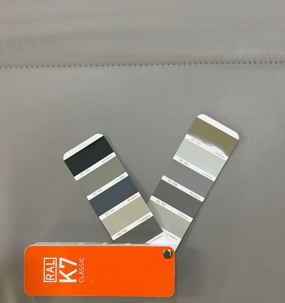 Image 1 of Rolf Benz Mera 386 Sofa Leather Grey Designer Couch Daybed