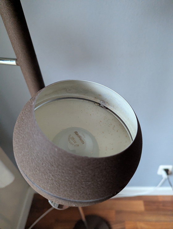 Image 1 of Brown Wilko Triple Eyeball Space Age Floor Lamp