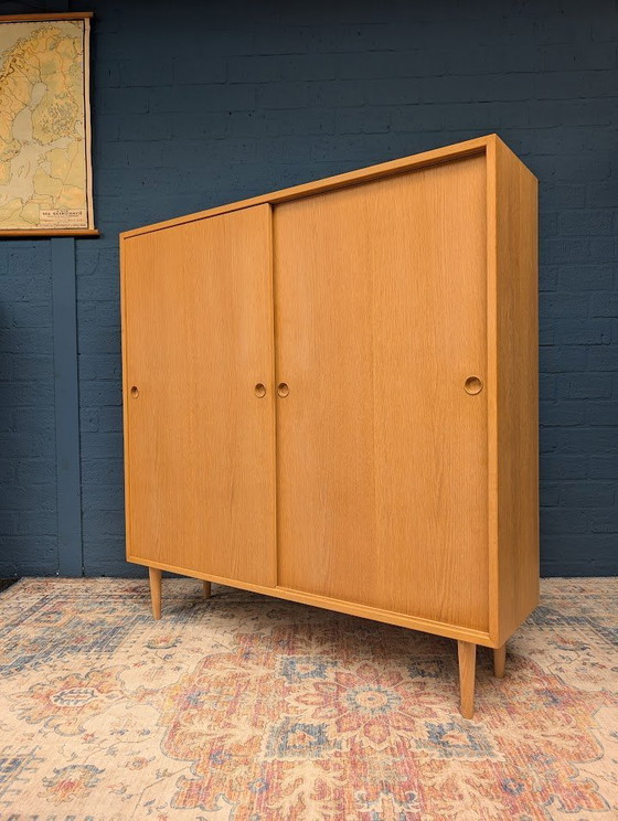 Image 1 of Vintage Wardrobe / Shoe Cabinet, Production By Karl Andersson, Danish Design By Borge Mogensen