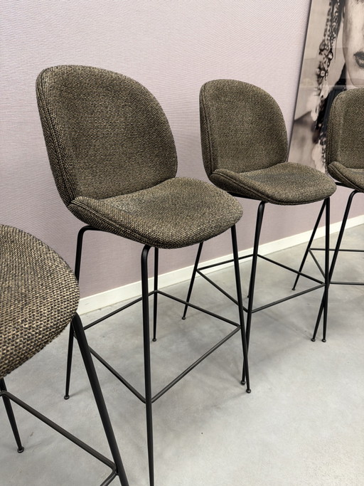 4x Gubi bar chairs type 'Beetle'