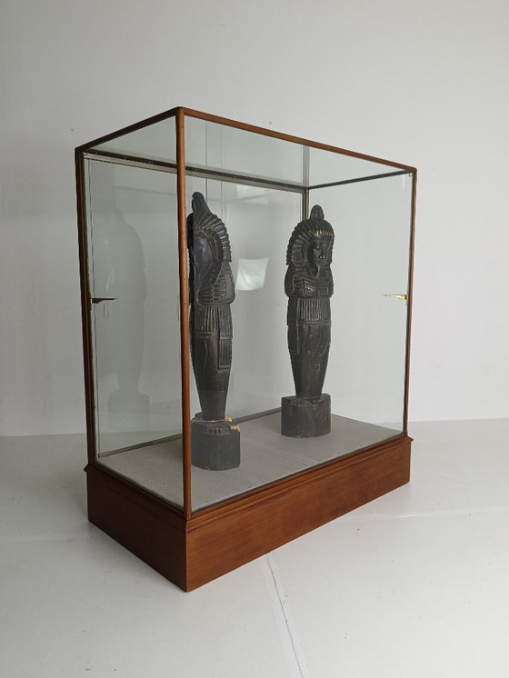 Image 1 of Vitrine de musée ancienne