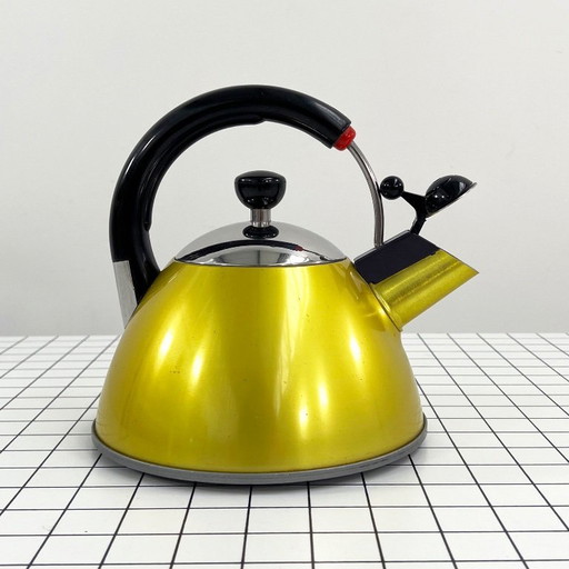 Yellow Tea Kettle from Mikado Japan, 1980s