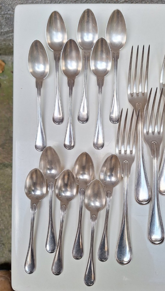 Image 1 of Parte di un set di posate argentate Christofle