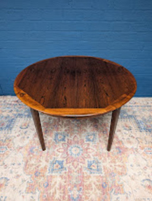 Vintage extendable dining table, rosewood, 1960s