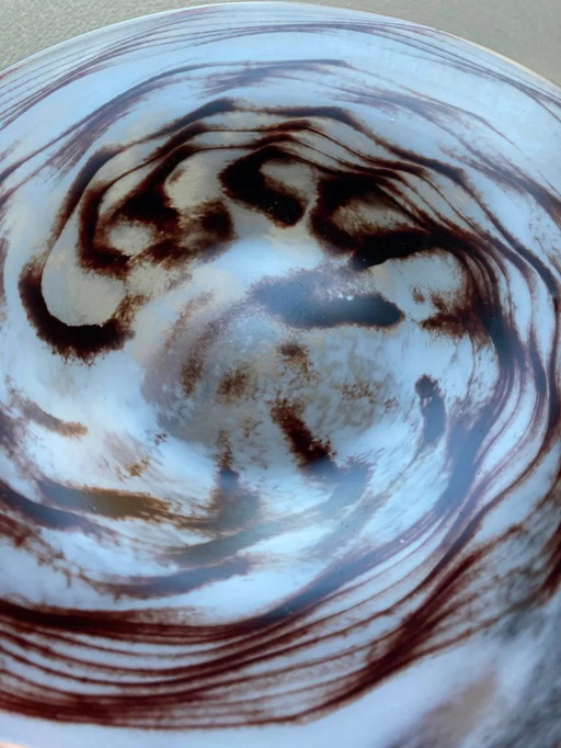 Opaline glass plate/trinket dish from Florence