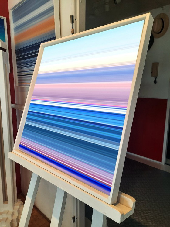 Sealines Blues Before Sunrise – Paintings & Drawings, Plastic (photo 5 of 5)