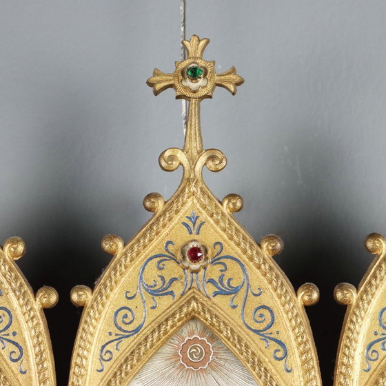 Image 1 of Gilded Bronze Altar Card