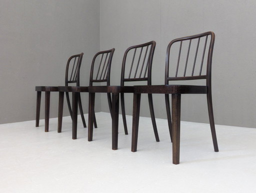 Thonet A 811/4 eetkamerstoelen van Josef Hoffmann voor Thonet, jaren 1930