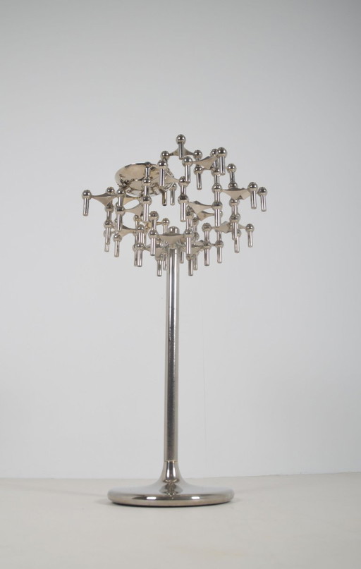 Candelabro de pie vintage XL de Fritz Nagel para BMF, década de 1970