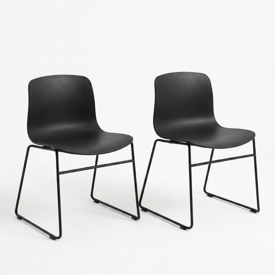Image 1 of Set of 2 About A Chair AAC08 chairs designed by Hee Welling for HAY in Denmark
