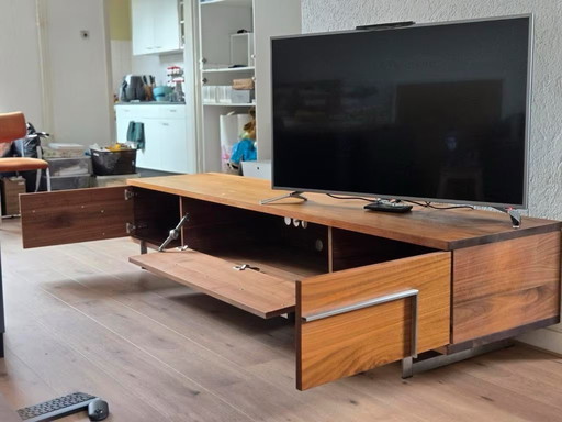 Bert Plantagie solid walnut oil TV cabinet
