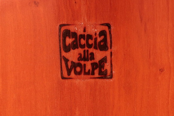 Image 1 of Brutalist Italiaans Dressoir Caccia alla Volpe voor Linea Arredo 