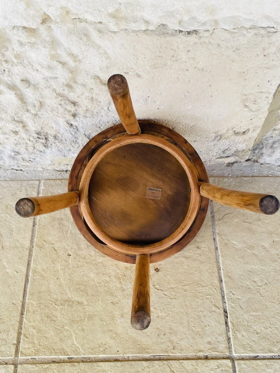 Image 1 of Sgabello in legno curvato di Thonet per FMG Polonia, circa anni '30